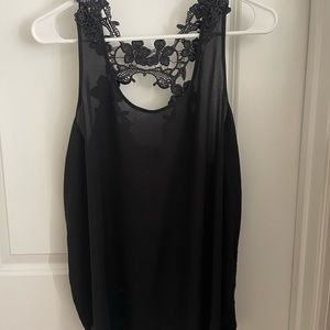 Express Lace Back going out top